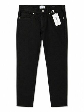 FRAME L'Homme Slim Jean NWT Noir Black Size 31